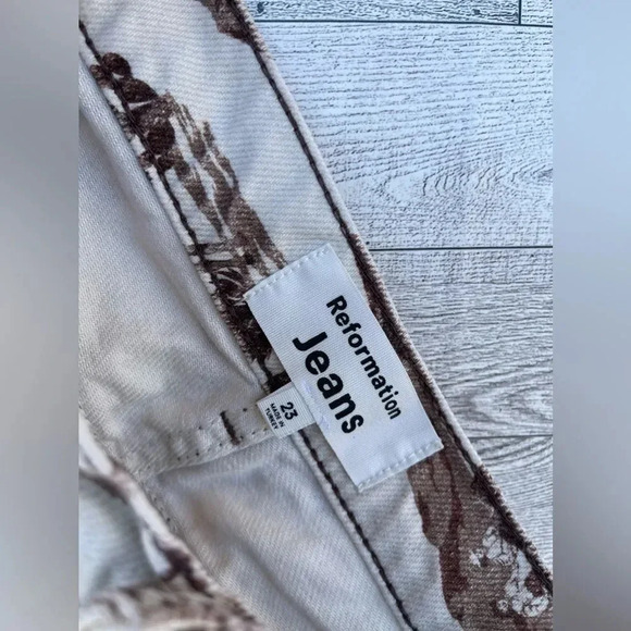 Reformation Sonora high-waisted straight jeans size 23 - Picture 14 of 15